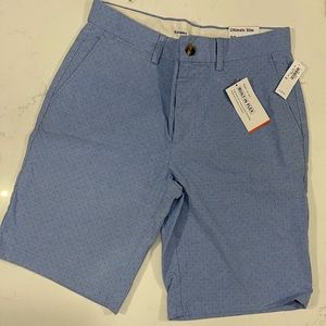 Mens flex short with navy dots